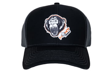 Image of Fish Monkey Hunt Poly Press Hat, Black/Char, One size, HM803-BLCH