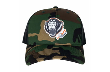 Image of Fish Monkey Hunt Poly Press Hat, Camo/Black, One size, HM803-CAMO