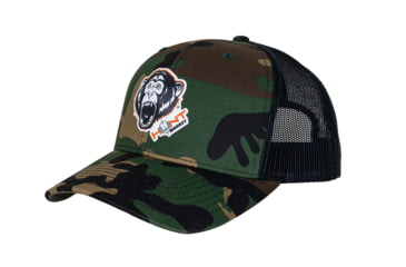 Image of Fish Monkey Hunt Poly Press Hat, Camo/Black, One size, HM803-CAMO