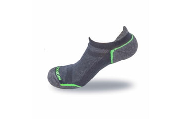 Image of Fish Monkey No Show Guide Series Socks, Black, XL, SM200-BLK-XL