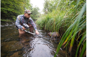 Image of Fisher 1280X Metal Detector w/8in Search Coil, Black, Standard, 1280X-8