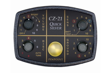 Image of Fisher CZ-21 Fisher Quicksilver w/8in Search Coil, Black, Standard, CZ21-8