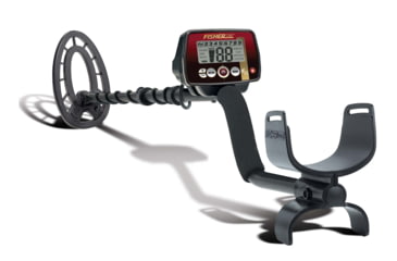Image of Fisher F22 Weatherproof Metal Detector, Black, Standard, F22