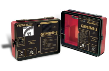 Image of Fisher Gemini-3 Metal Detector, Black, Standard, GEMINI3