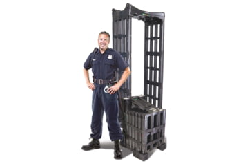 Image of Fisher Security M-Scope 220V Portable Walkthrough Security Metal Detector, Black, MSCOPE-220
