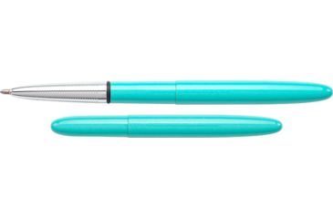 Image of Fisher Space Pen Bullet Space Pen, PR-4 Black Ink, Medium Point, 5.25 / 3.75 in Length, Gift Boxed, Tahitian Blue, 400TBL
