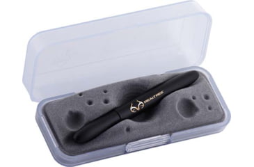 Image of Fisher Space Pen Bullet Space Pen w/ RealTree Logo, Matte Black/Gold, 400BGFG-RT