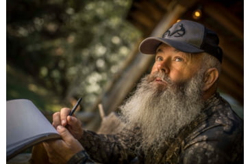 Image of Fisher Space Pen Bullet Space Pen w/ RealTree Logo, Matte Black/Gold, 400BGFG-RT