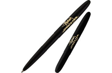 Image of Fisher Space Pen Bullet Space Pen with Logo Matte Gift Boxed, Black, 400B/FSP
