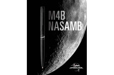 Image of Fisher Space Pen Cap-O-Matic Space Pen with NASA Meatball Logo, Matte Black, M4B-NASAMB