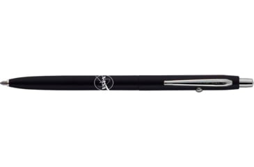 Image of Fisher Space Pen Shuttle Space Pen with Chrome Accents and NASA Meatball Logo, Matte Black/Chrome, CH4BC-NASAMB