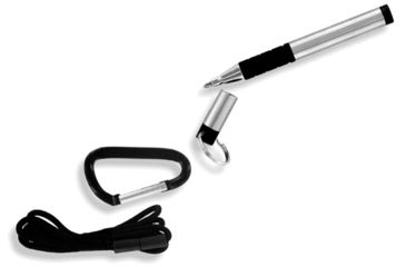 Image of Fisher Space Pen Trekker Pen, Black, w/Key Ring, Lanyard, &amp; Carabiner Clip FSP725B