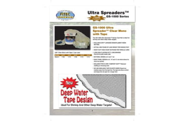 Image of Fitec GS1000 Ultra Spreader Cast Net Clear Mono 1/2" Mesh w/Tape 6' 1Lb Lead Per Foot, 12060