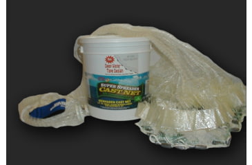 Image of Fitec GS1000 Ultra Spreader Cast Net Clear Mono 1/2" Mesh w/Tape 8' 1Lb Lead Per Foot, 12080