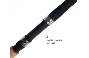 Image of Fitzgerald Fishing Aqua Dream Series Rods, Medium Heavy Spinning, Black, 7ft6in, FRAD76MH