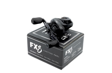 Image of Fitzgerald Fishing FX8 Casting Reels, 7.2 Gear, Left Hand, Black, FX8-721-L