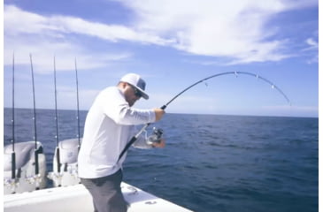 Image of Fitzgerald Fishing Stunner HD Saltwater Series Spinning, XX Heavy Conventional, Black, 5ft8in, ST58XXH