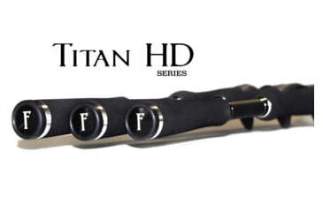 Image of Fitzgerald Fishing Titan HD Series Rods, X Heavy, Black, 7ft8in, THD78XH