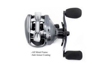 Image of Fitzgerald Fishing VLD10 Reels, 6.5 Gear, Left Hand, Silver, VLD10-651-L
