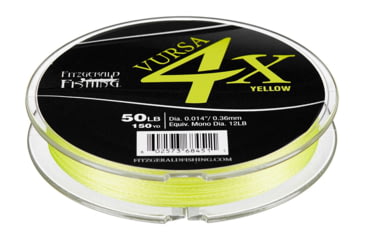Image of Fitzgerald Fishing Vursa Braid 4X Line, 40lb, Green, 150yds, VBG4X40150