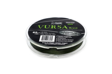 Image of Fitzgerald Fishing Vursa Braid Line, 30LB, Green, 150yds, VBG30150