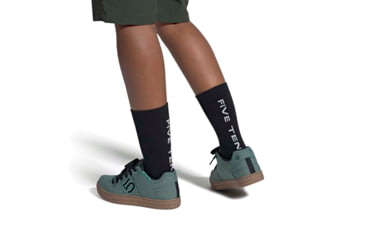 Image of Five Ten Freerider Canvas Shoes - Womens, Hazy Emerald/Core Black/Acid Mint, 8.5, GZ4656-8.5