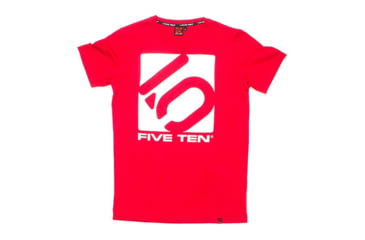 Image of Five Ten Logo Tee - Mens-Toro Red-Large
