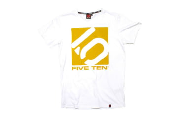 Image of Five Ten Logo Tee - Mens-White-X-Large