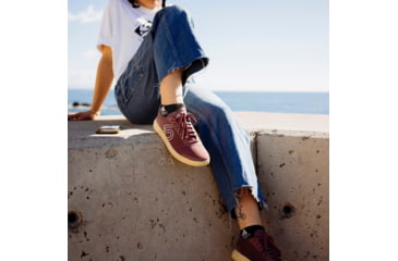 Image of Five Ten Sleuth DLX Canvas Shoes - Womens, Quiet Crimson/Ftwr White/Sandy Beige, 9, GZ9867-9