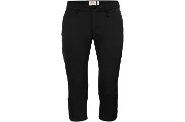 Image of Fjallraven Abisko Capri Trouser - Women's-Black-EU 40