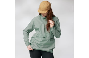 Image of Fjallraven Abisko Hike Anorak Jacket - Womens, Misty Green, Extra Small, F87095-674-XS