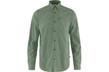 Image of Fjallraven Abisko Hike Shirt Long Sleeve - Mens, Patina Green, 2XL, F82263-614-XXL