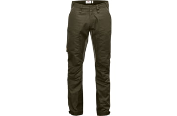 Image of Fjallraven Abisko Lite Trekking Trousers - Men's -Dark Olive-32 Waist-Regular Inseam