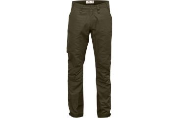 Image of Fjallraven Abisko Lite Trekking Trousers - Men's -Dark Olive/Dark Olive-EU 52-Regular Inseam