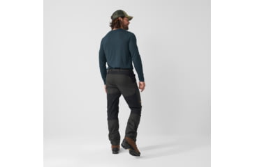 Image of Fjallraven Abisko Lite Trekking Trousers - Mens, Dark Grey/Black, 56/Small, F12200174-30-550-56/S