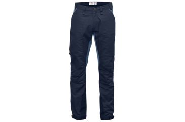 Image of Fjallraven Abisko Lite Trekking Trousers - Mens -Dark Navy/Uncle Blue-EU 48-Regular Inseam