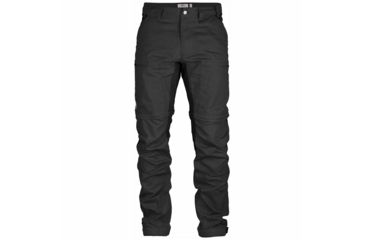 Image of Fjallraven Abisko Lite Trekking Zip-Off Trekking Trouser - Men's, Dark Grey-Black, 44 EU, F81535-030-550-44
