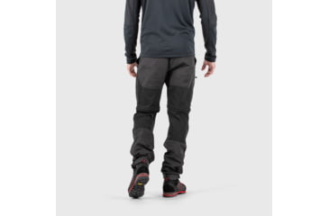 Image of Fjallraven Abisko Lite Trekking Zip-Off Trouser - Mens, Dark Grey/Black, 46/Large, F12200175-30-550-46/L