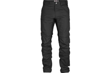 Image of Fjallraven Abisko Lite Trekking Zip-Off Trouser - Mens, Dark Grey/Black, 46/Large, F12200175-30-550-46/L