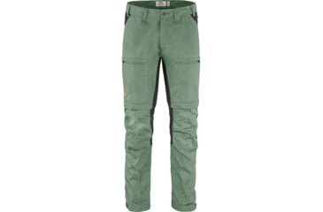 Image of Fjallraven Abisko Lite Trekking Zip-off Trousers - Mens, Long, Patina Green/Dark Grey, 44, F81535-614-030-44