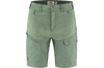 Image of Fjallraven Abisko Midsummer Shorts - Womens, Jade Green/Patina Green, 38, F89857-613-614-38