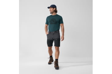 Image of Fjallraven Abisko Midsummer Zip Off Trousers - Mens, Dark Grey/Black, 52, F81154-030-550-52