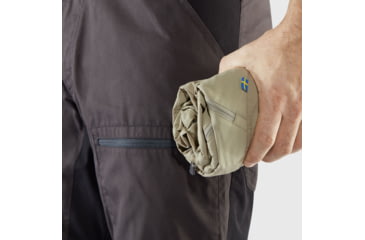 Image of Fjallraven Abisko Midsummer Zip Off Trousers - Mens, Dark Grey/Black, 52, F81154-030-550-52