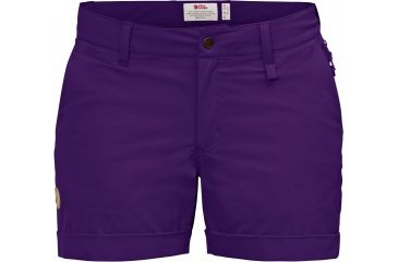Image of Fjallraven Abisko Stretch Shorts - Women's-Purple-EU 42