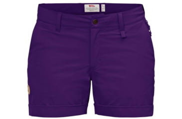 Image of Fjallraven Abisko Stretch Shorts - Womens, Purple, 14, F89585-580-44