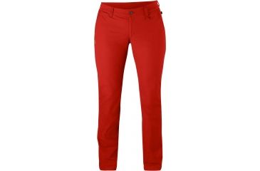 Image of Fjallraven Abisko Stretch Trousers - Women's-Red-EU 40