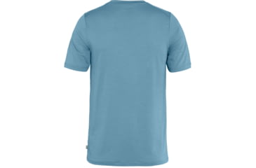 Image of Fjallraven Abisko Wool Logo Short Sleeve - Mens, Dawn Blue, Small, F86977-543-S