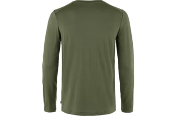 Image of Fjallraven Abisko Wool Long Sleeve - Mens, Laurel Green, Large, F87194-625-L