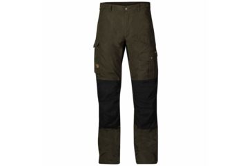 Image of Fjallraven Barents Pro Trousers - Mens, Dark Olive, 58 Waist, Raw Length, F81761-633-58