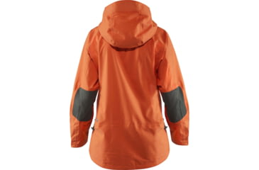 Image of Fjallraven Bergtagen Eco-Shell Jacket - Womens, Hokkaido Orange, Extra Small, F89863-208-XS